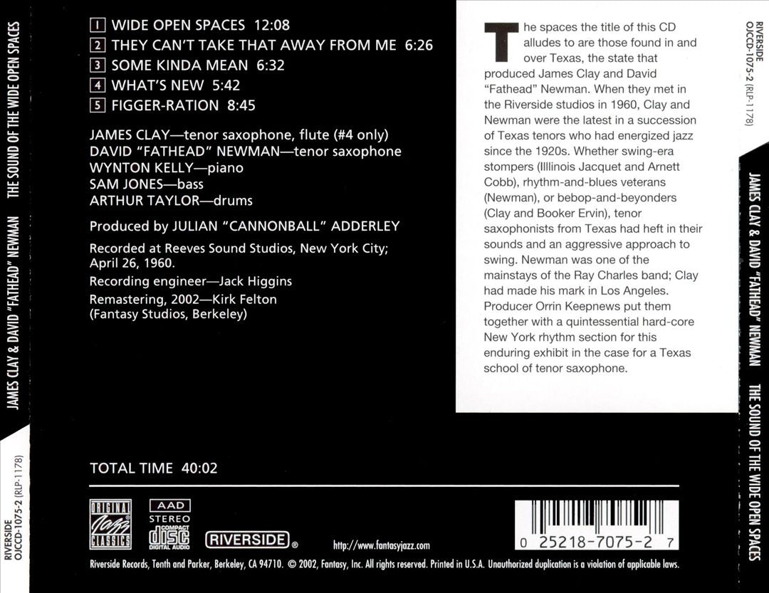 Sound of the Wide Open Spaces cover art