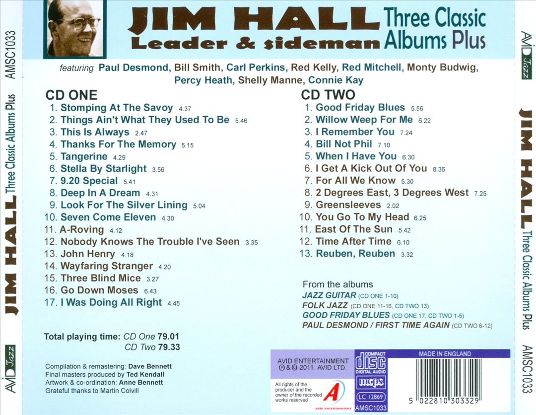 Three Classic Albums Plus: Jazz Guitar/Good Friday Blues/Paul Desmond-First Place Again cover art