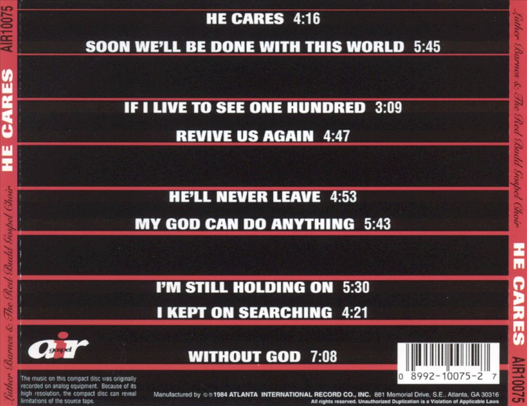 He Cares cover art