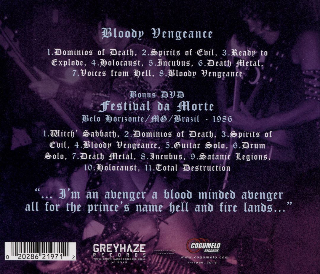 Bloody Vengeance cover art