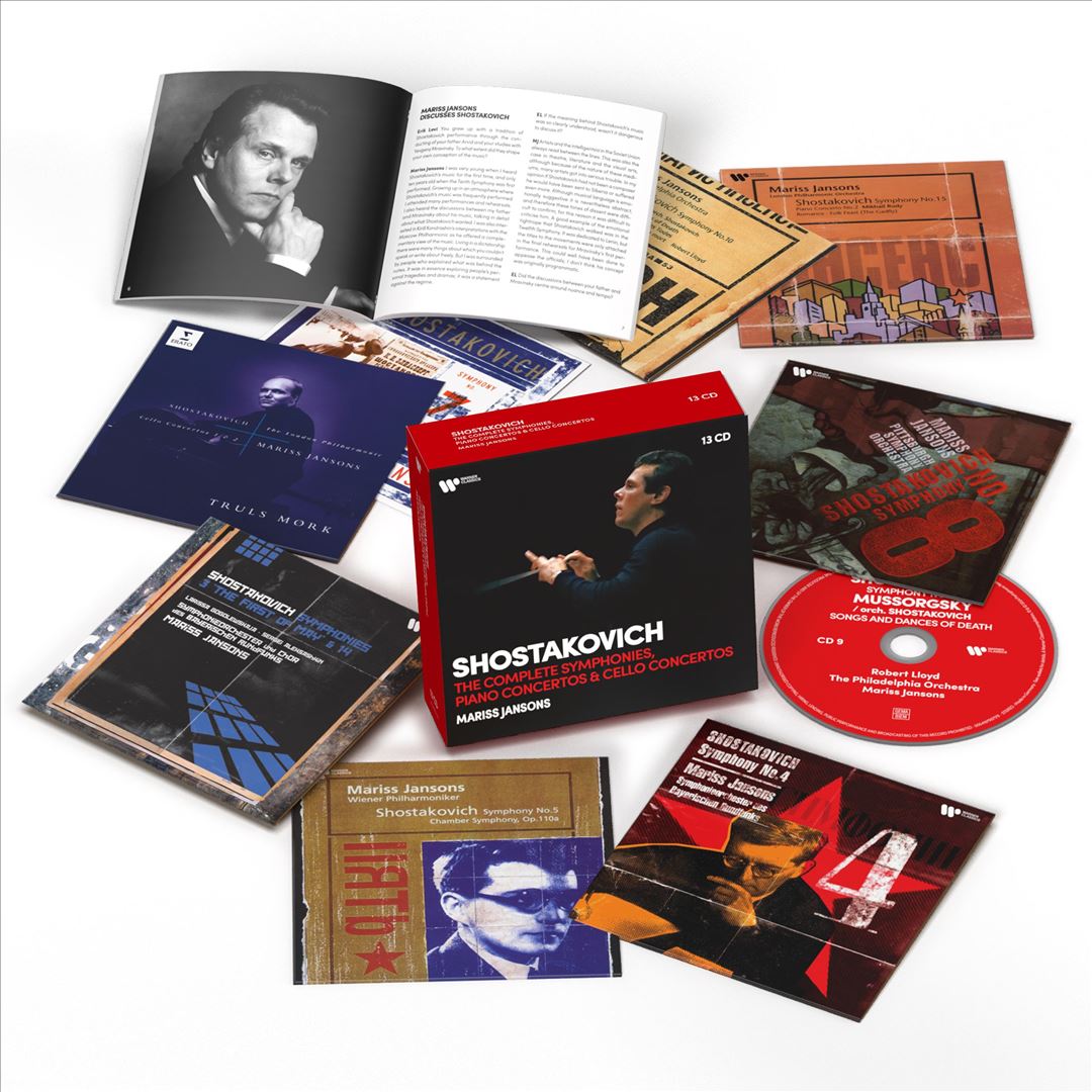 SHOSTAKOVICH: COMPLETE SYMPHONIES, CELLO CONCERTOS & PIANO CONCERTOS cover art