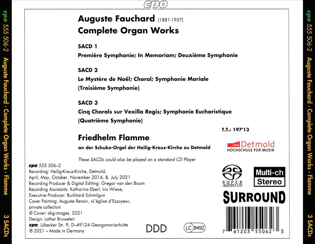 Auguste Fauchard: Complete Organ Works cover art
