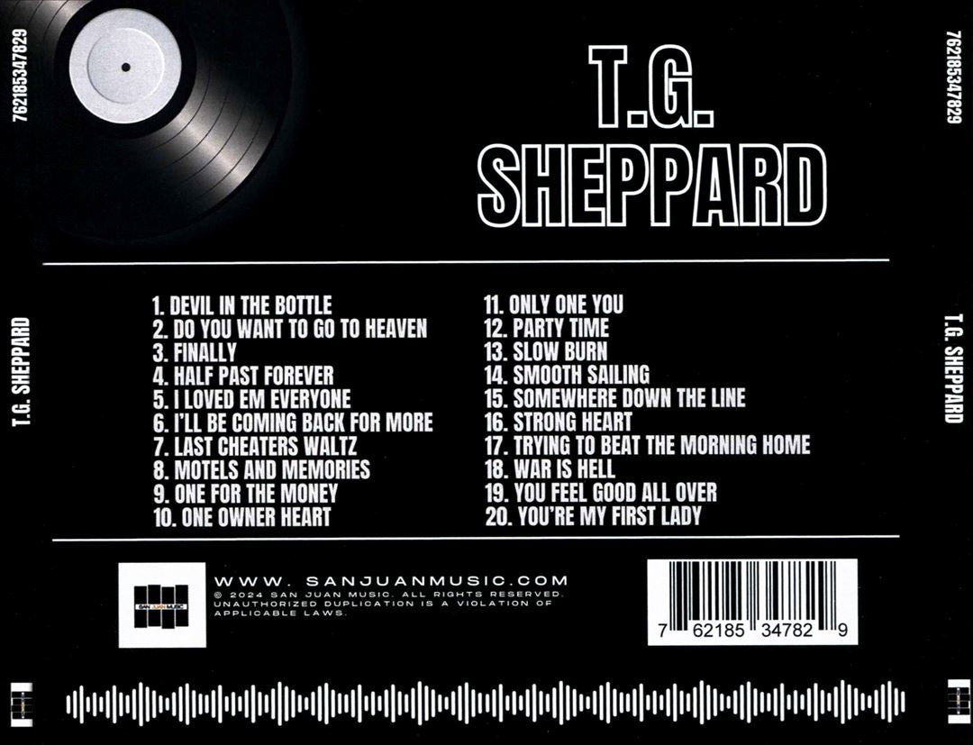 T.G. Sheppard's Greatest Hits cover art