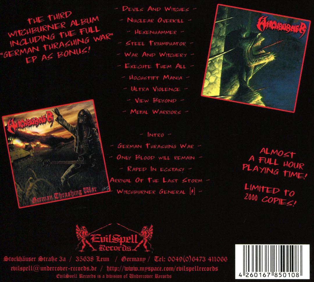 Incarnation of Evil/German Thrashing War cover art
