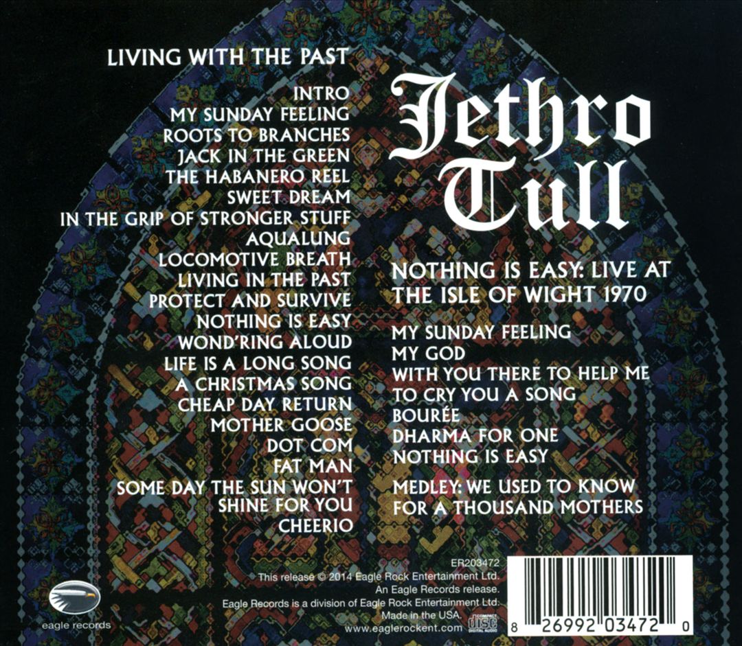 Living with the Past/Nothing Is Easy: Live at the Isle of Wight 1970 cover art