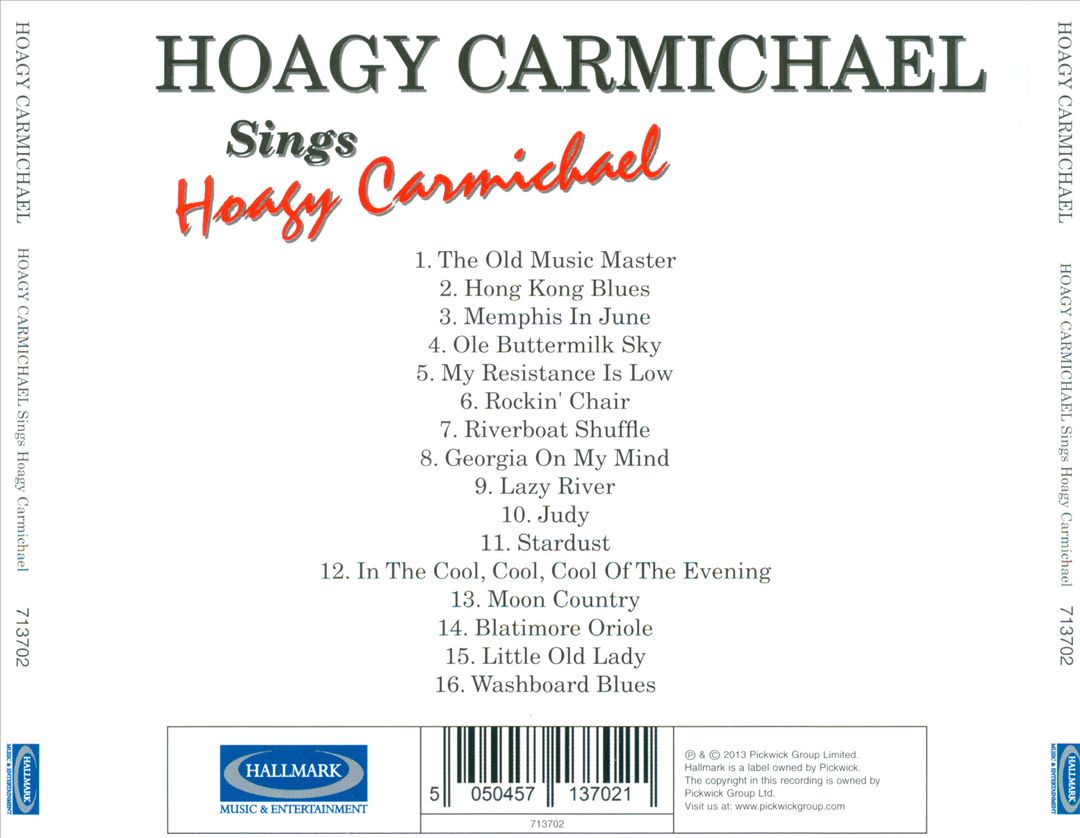 Hoagy Carmichael Sings Hoagy Carmichael cover art