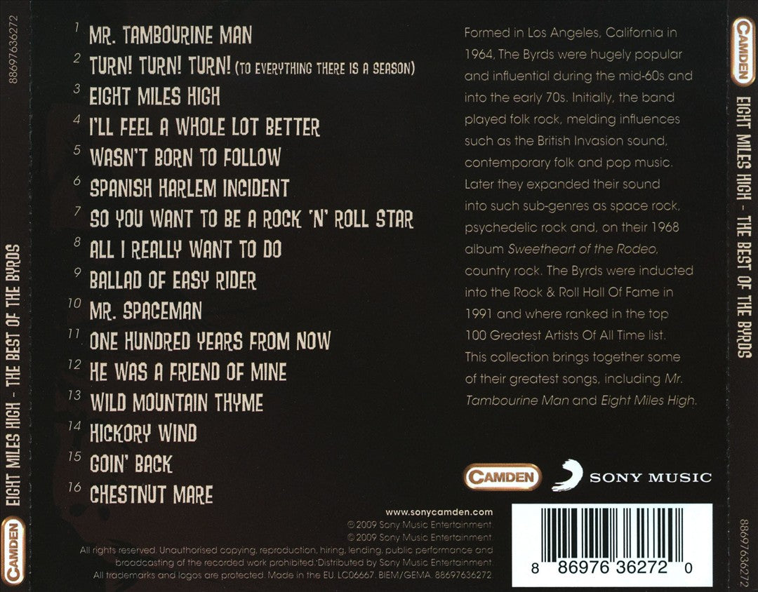 Eight Miles High: The Best Of The Byrds cover art