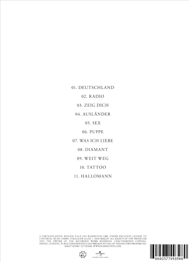 Rammstein [Deluxe Edition] cover art