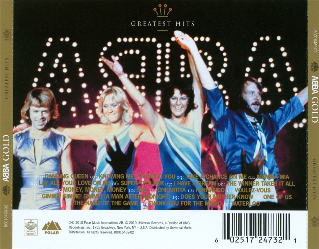 ABBA Gold: Greatest Hits cover art
