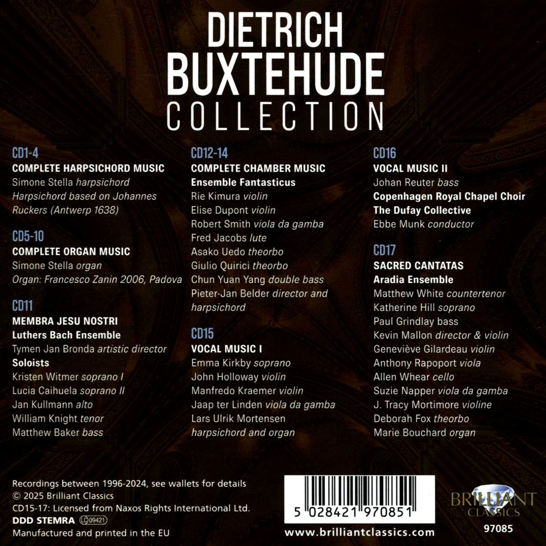 Dietrich Buxtehude Collection cover art