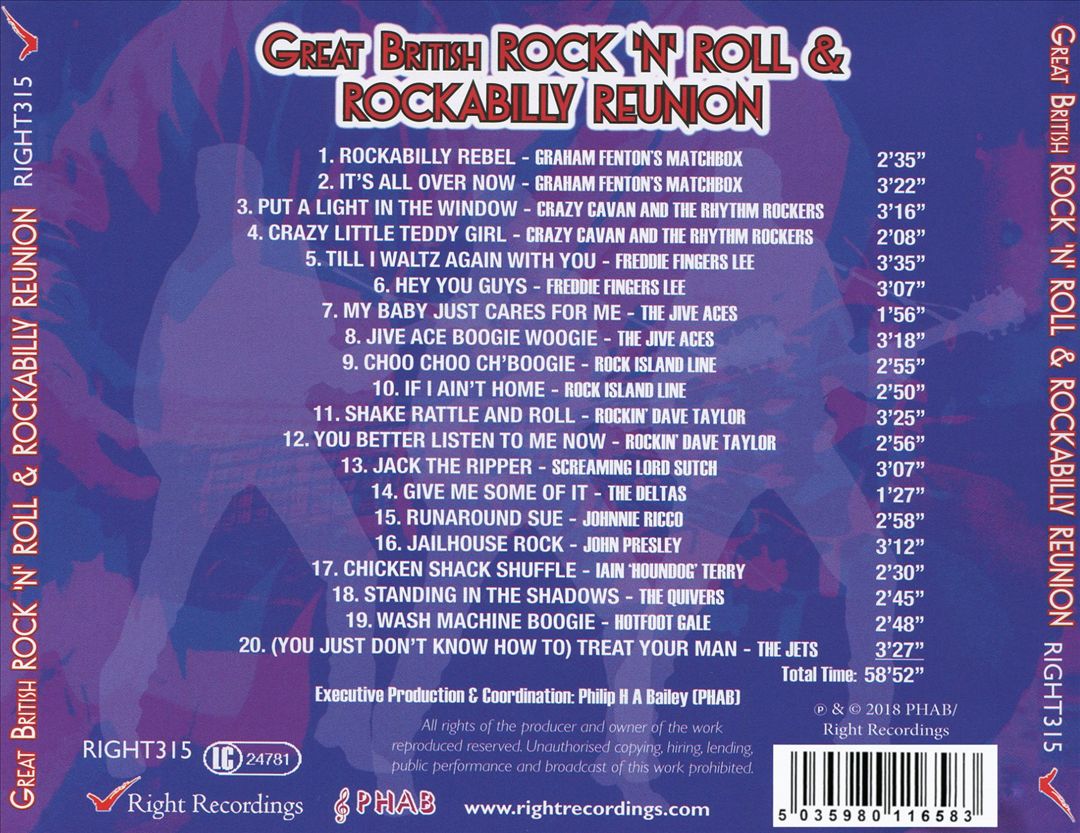 Great British Rock 'n' Roll & Rockabilly Reunion cover art
