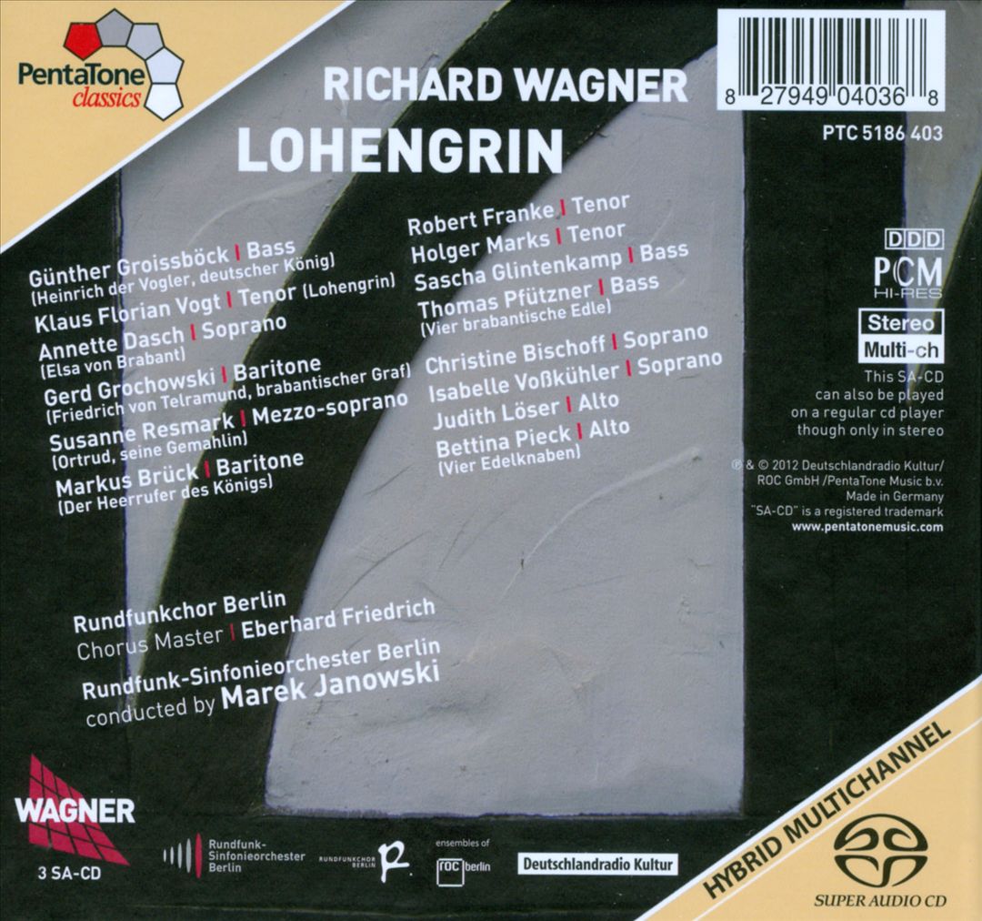 Wagner: Lohengrin cover art