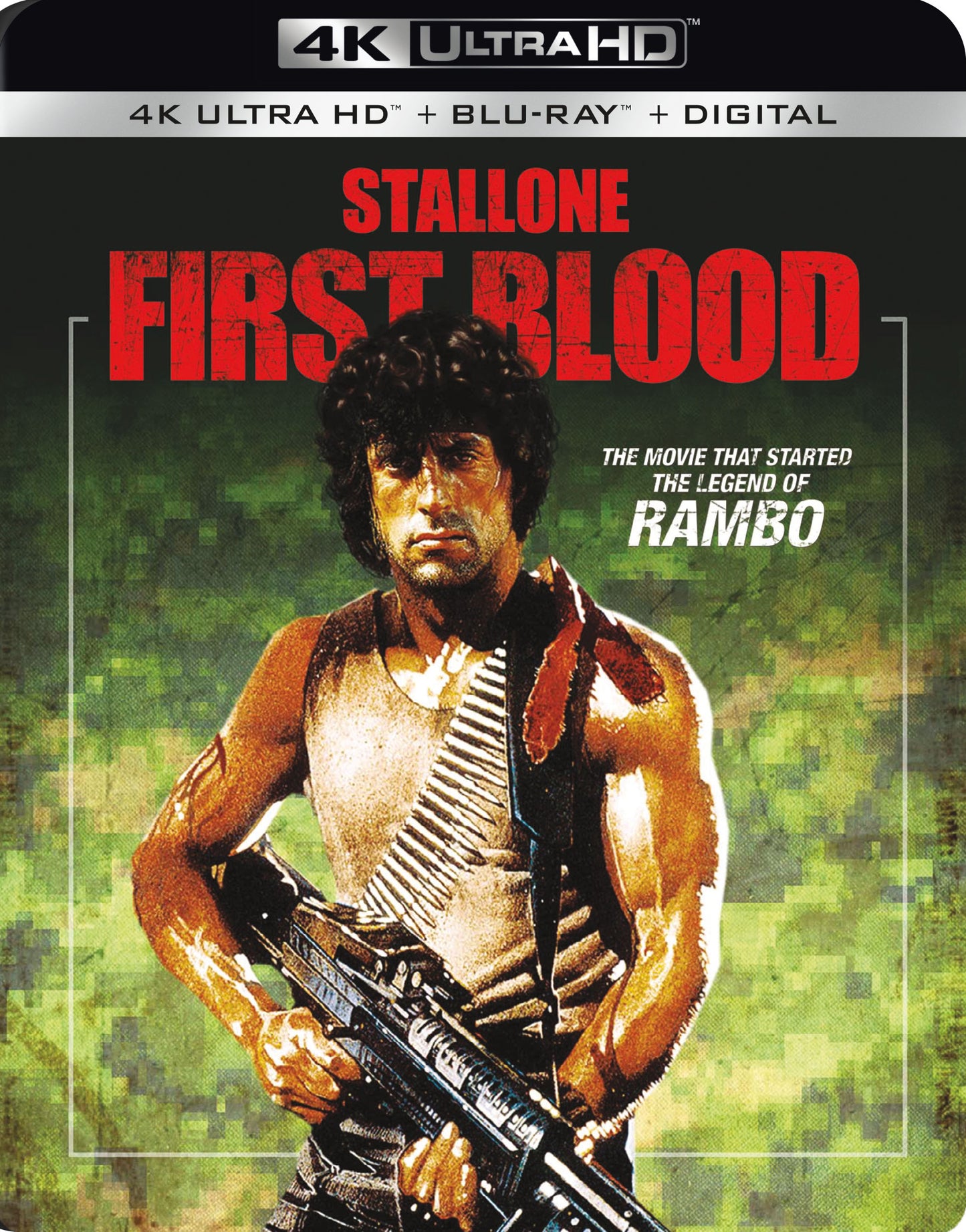Rambo: First Blood [Includes Digital Copy] [4K Ultra HD Blu-ray/Blu-ray] cover art