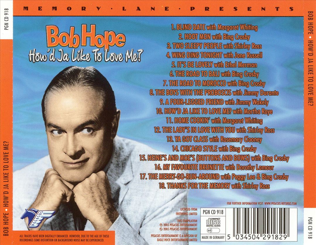 How'd Ja Like to Love Me cover art