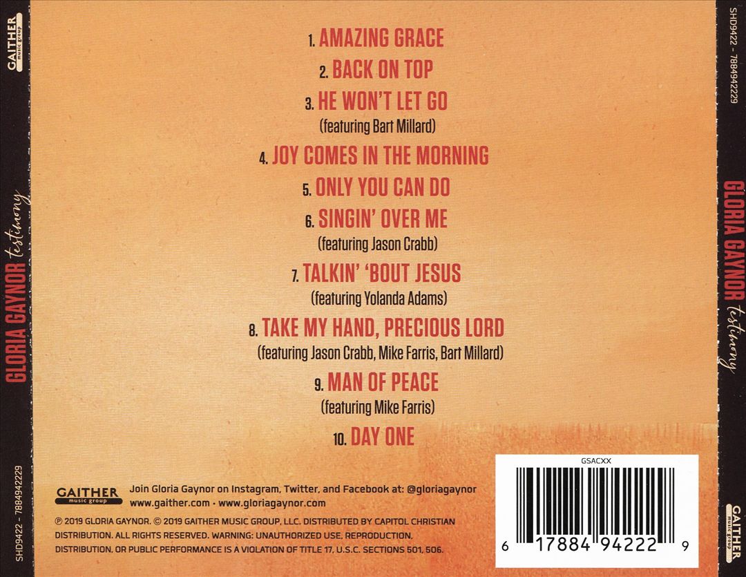 Testimony cover art