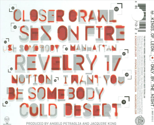 Only by the Night cover art