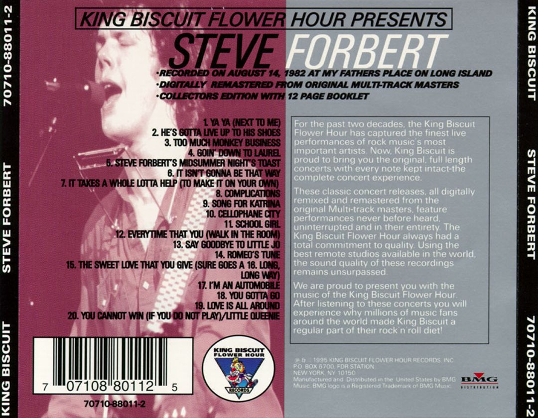 King Biscuit Flower Hour: New York, 1982 cover art