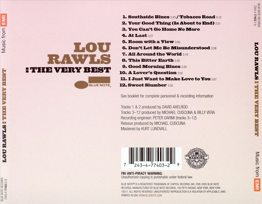 Very Best [Blue Note] cover art