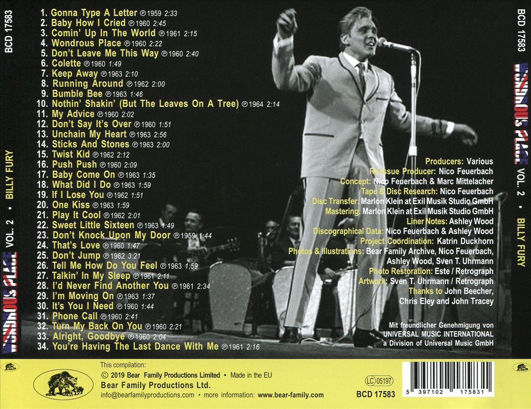 Wondrous Place: The Brits Are Rocking, Vol. 2 cover art