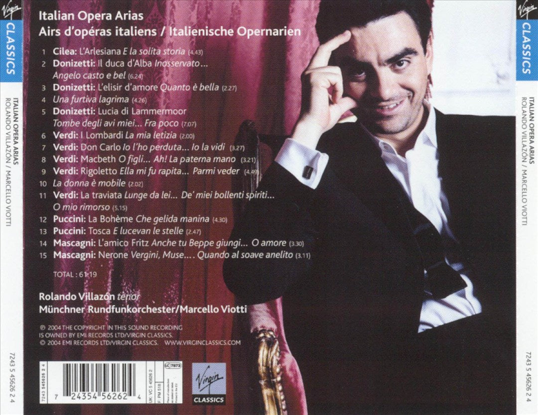 Italian Opera Arias cover art