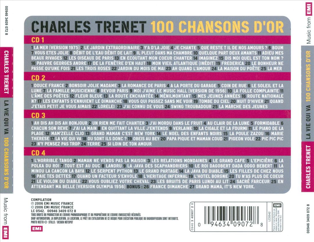 100 Chansons d'Or/Vie Qui Va cover art