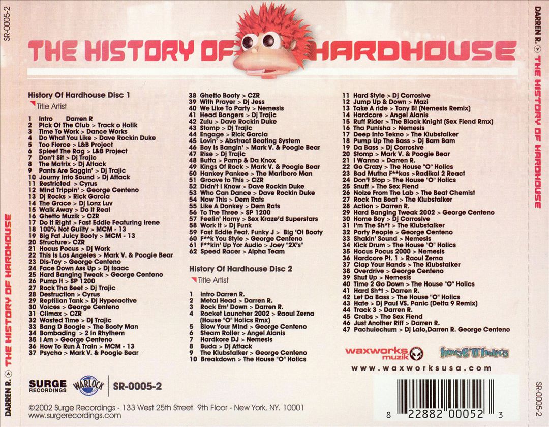 History of Hard House cover art
