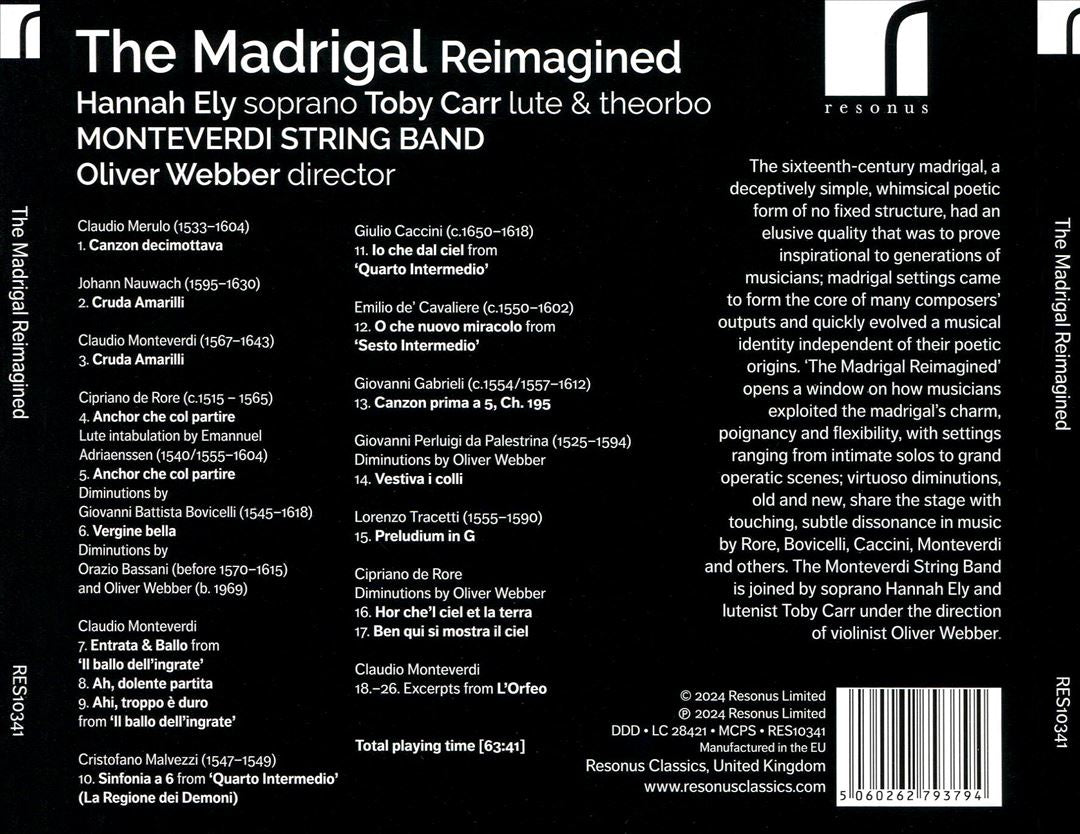 The Madrigal, Reimagined cover art