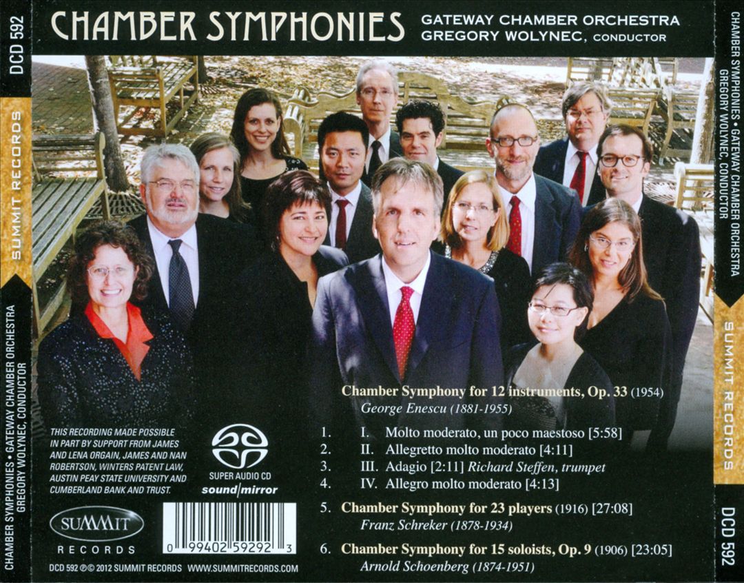 Chamber Symphonies cover art