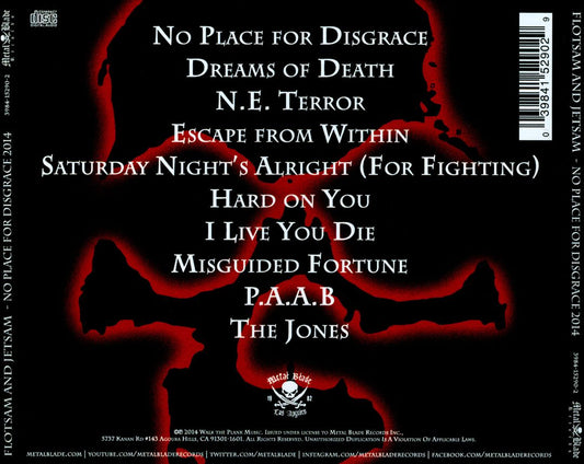 No Place for Disgrace [2014 Re-Recording] cover art
