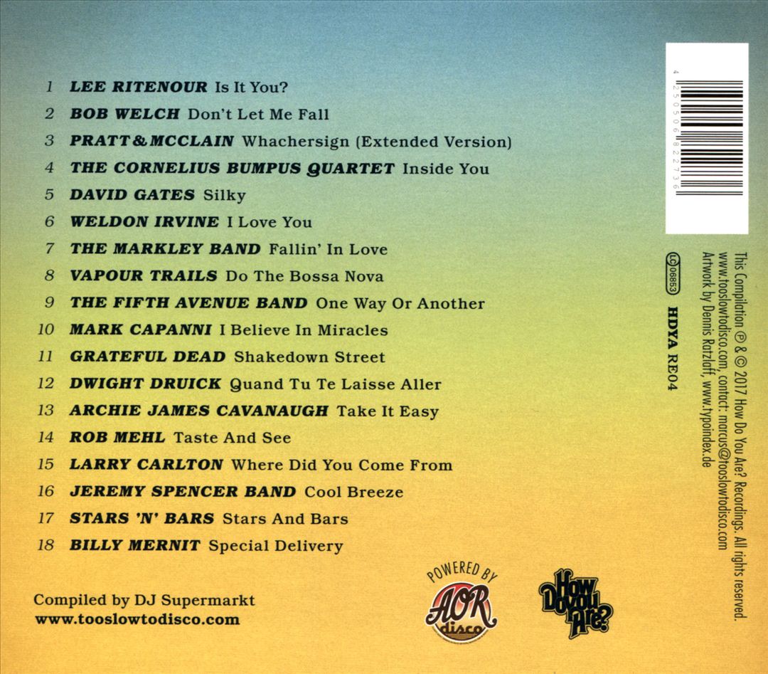 Too Slow to Disco, Vol. 3 cover art