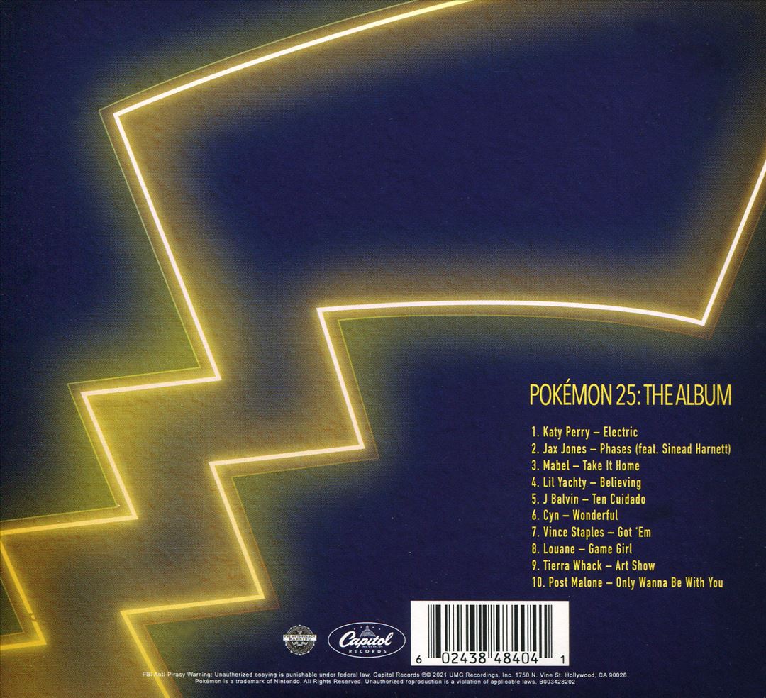 Pokemon 25: The Album cover art