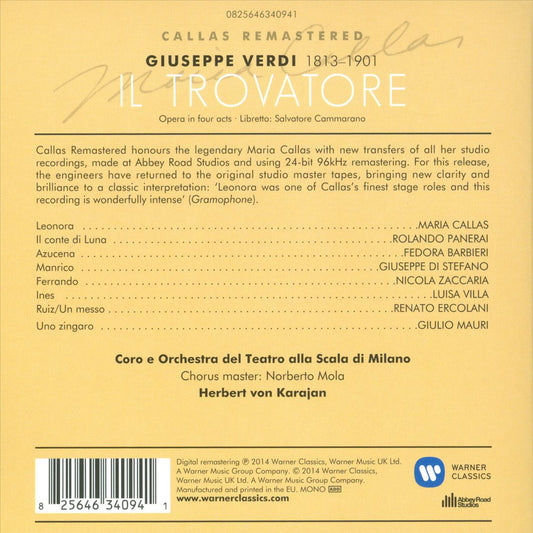 Giuseppe Verdi: Il Trovatore cover art