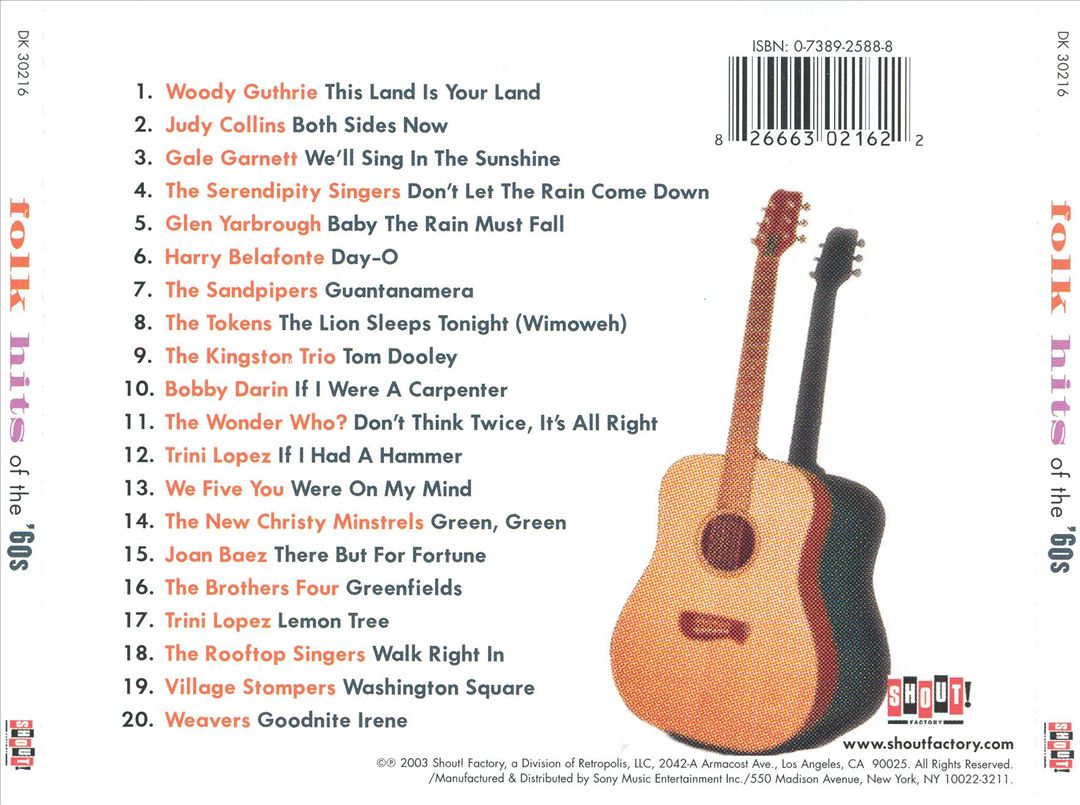Folk Hits of the '60s cover art
