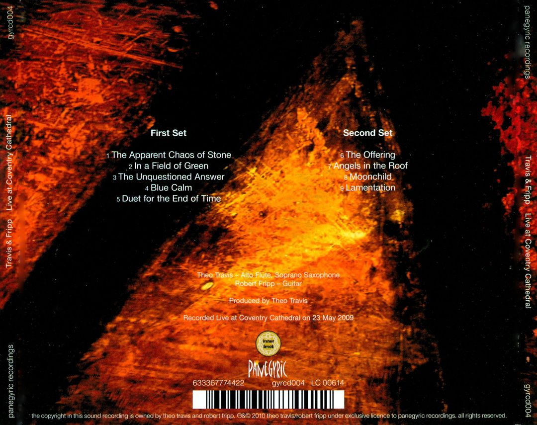 Live at Coventry Cathedral cover art