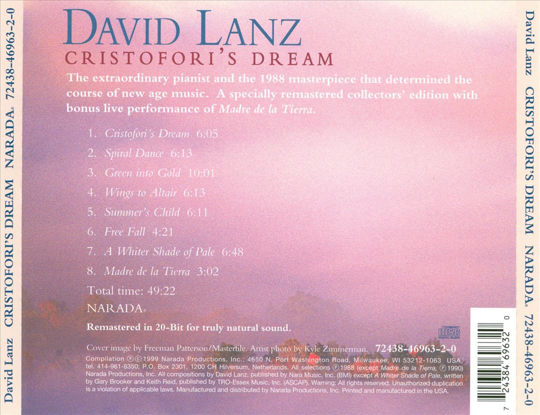 Cristofori's Dream [Bonus Tracks] cover art