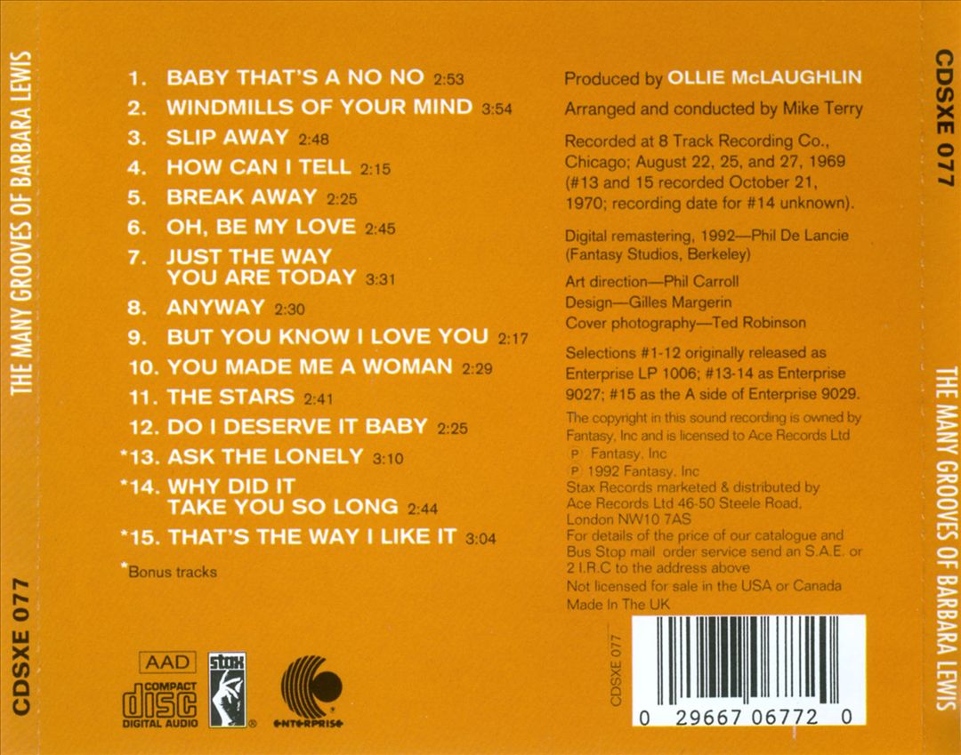 Many Grooves of Barbara Lewis cover art