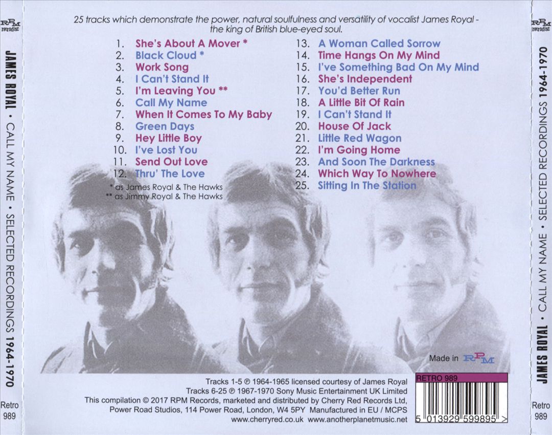 Call My Name: Selected Recordings 1964-1970 cover art