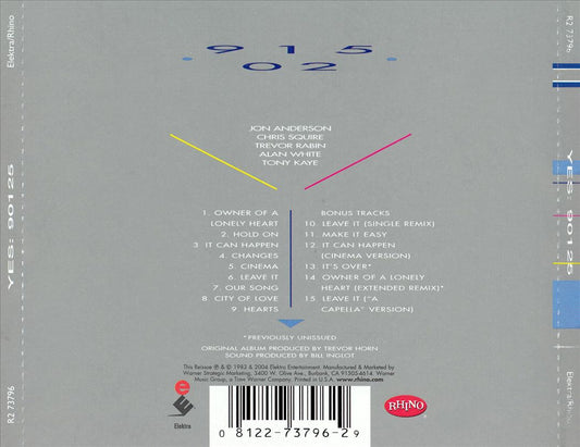 90125 [Bonus Tracks] cover art