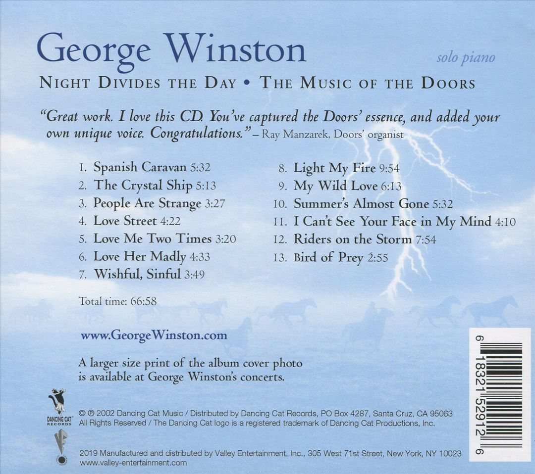 Night Divides the Day: The Music of the Doors cover art