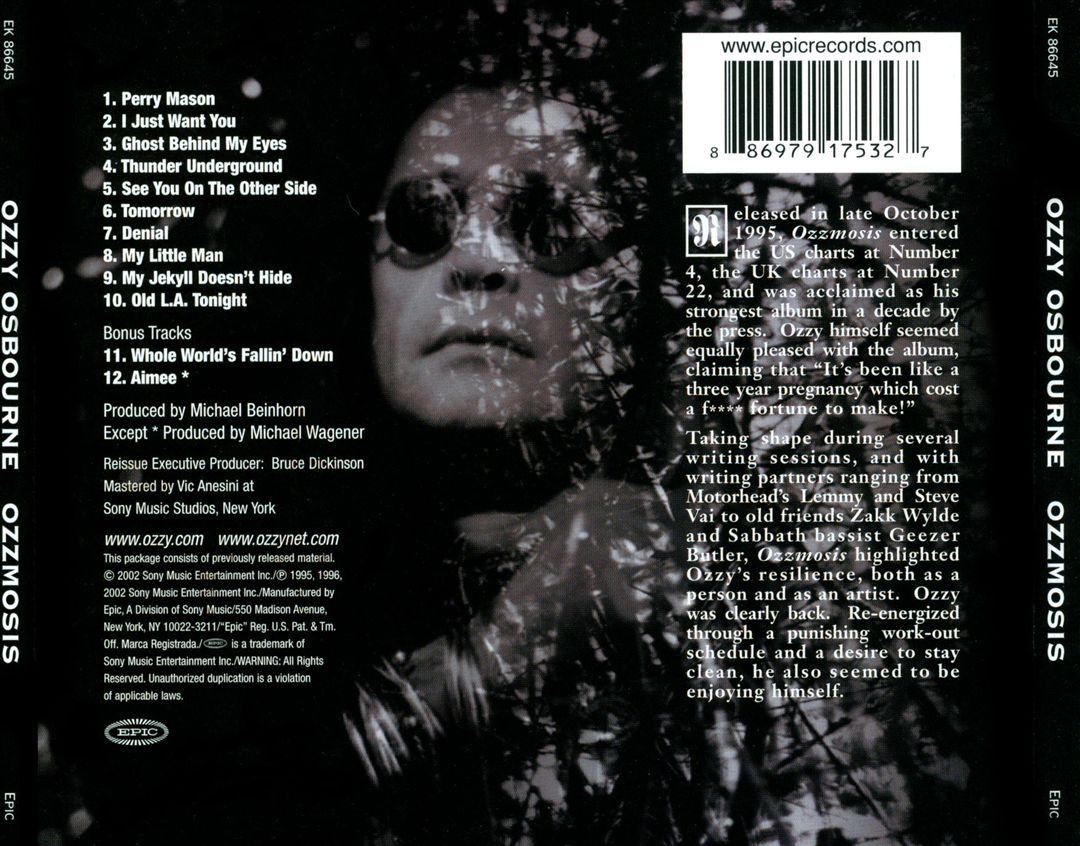 Ozzmosis cover art