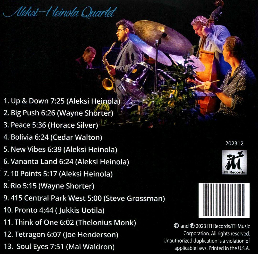 Aleksi Heinola Quartet cover art