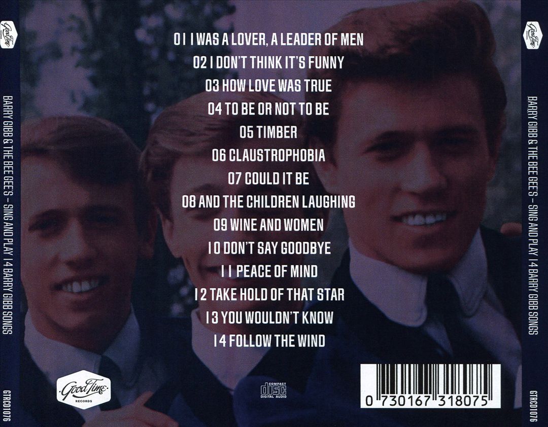 Bee Gees Sing and Play 14 Barry Gibb Songs cover art