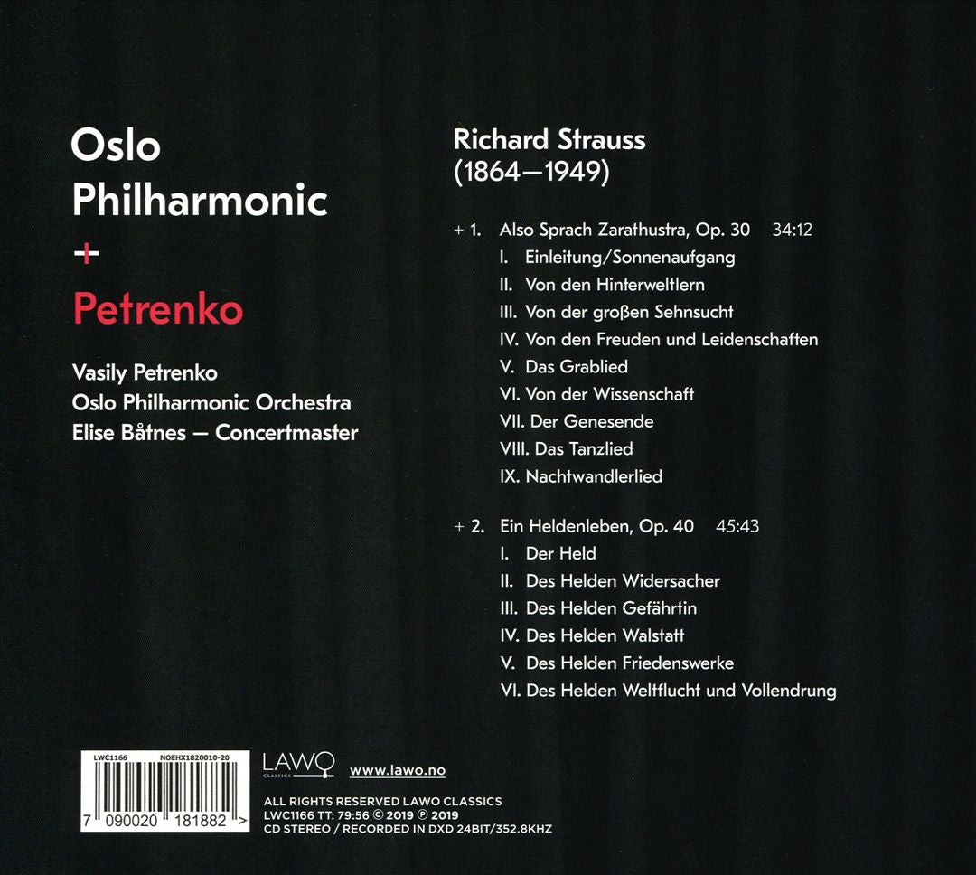 Richard Strauss: Also sprach Zarathustra, Op. 30; Ein Heldenleben, Op. 40 cover art