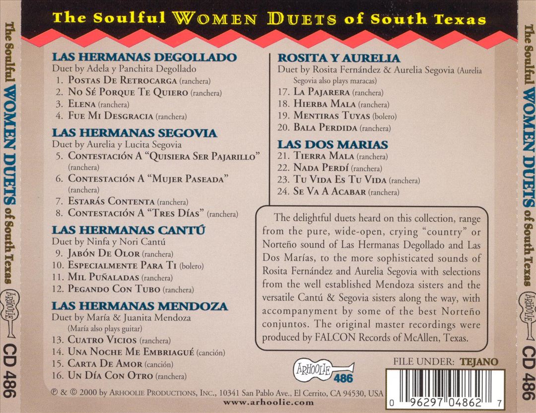 Soulful Women Duets of South Texas cover art