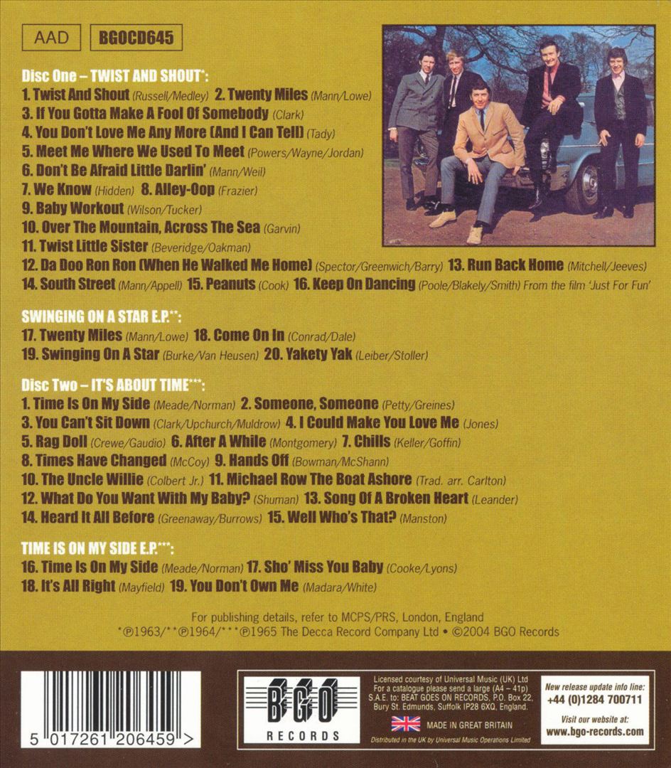 Twist & Shout/It's About Time cover art
