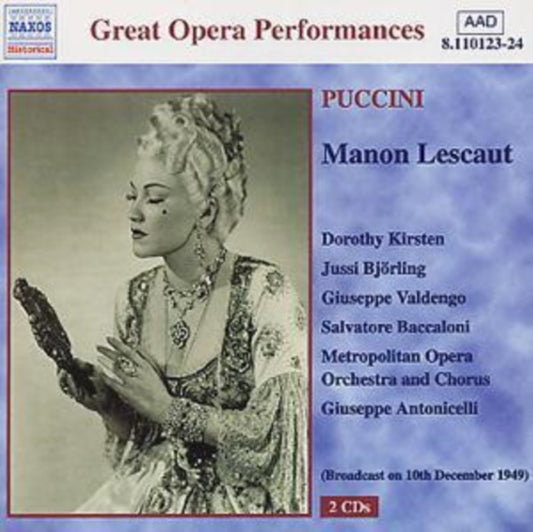 MANON LESCAUT cover art
