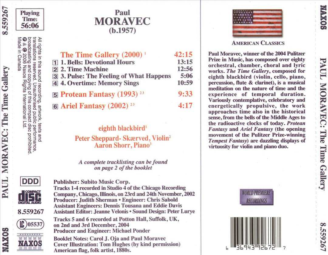 Paul Moravec: The Time Gallery; Protean Fantasy; Ariel Fantasy cover art