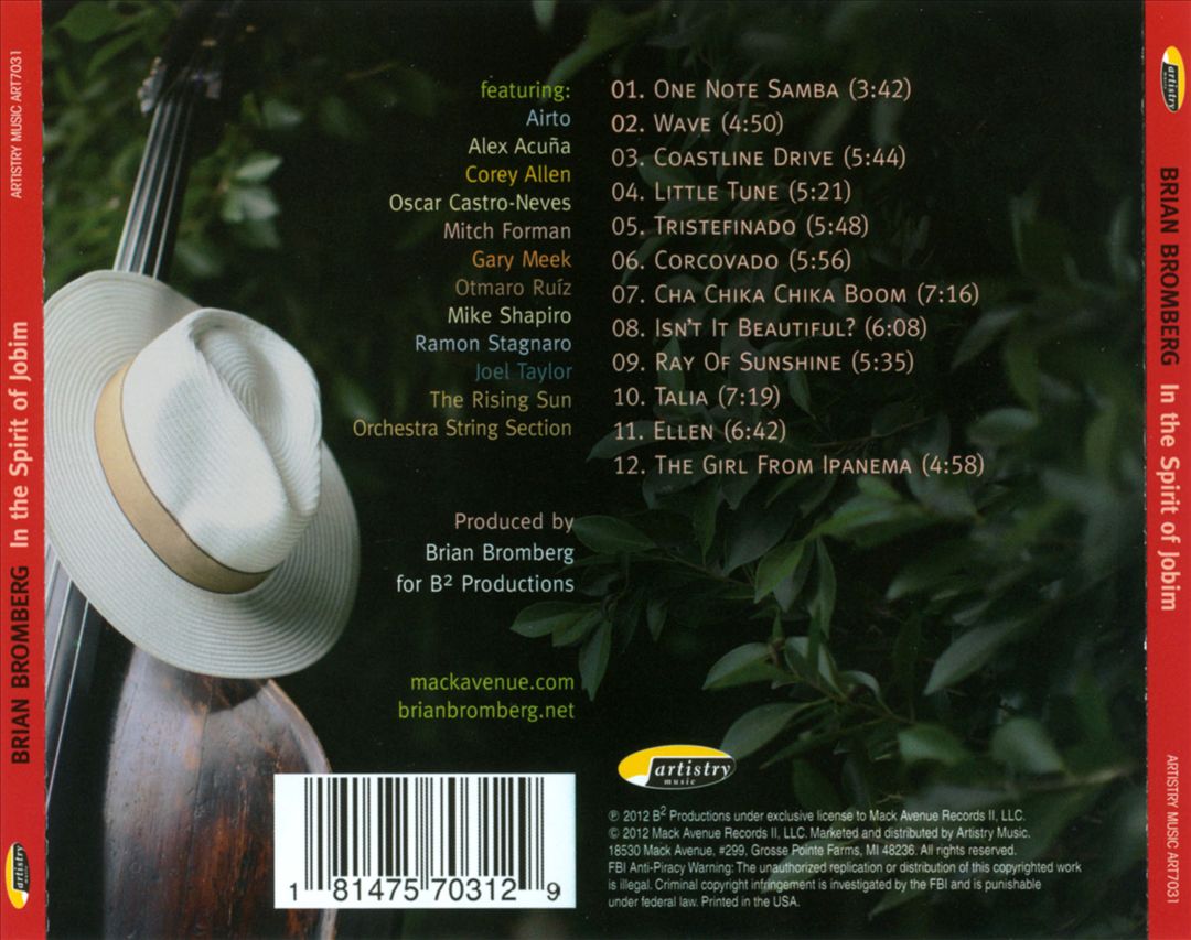 In the Spirit of Jobim cover art