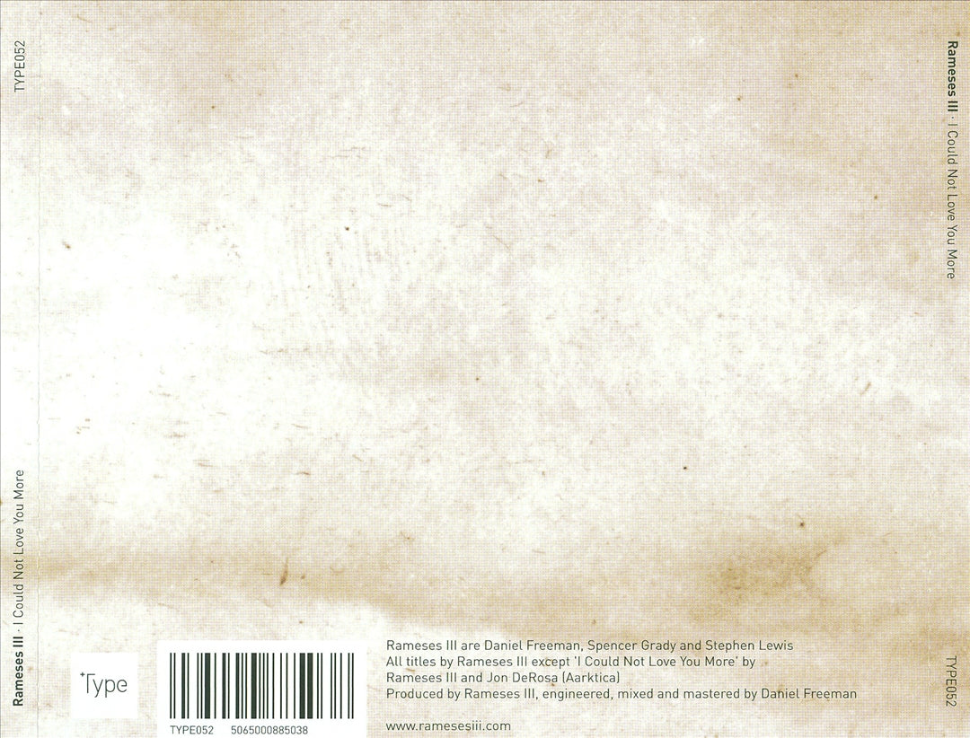 I Could Not Love You More cover art