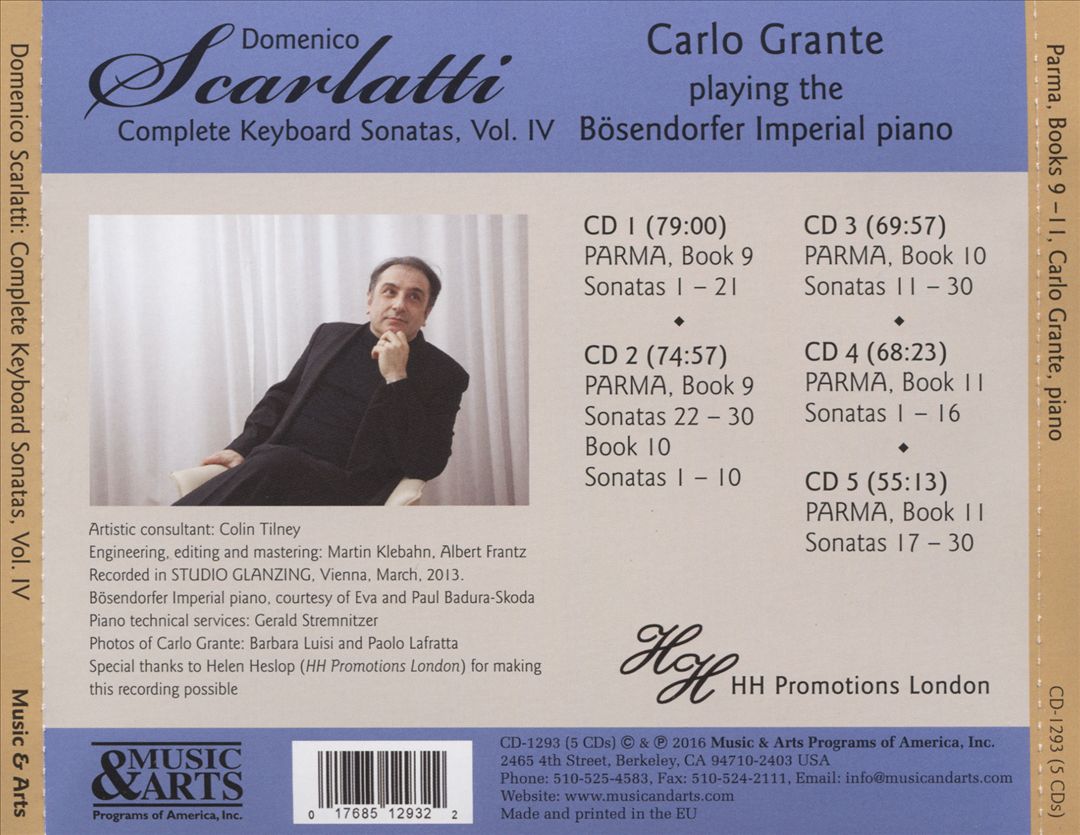 Scarlatti: Complete Keyboard Sonatas, Vol. 4 cover art